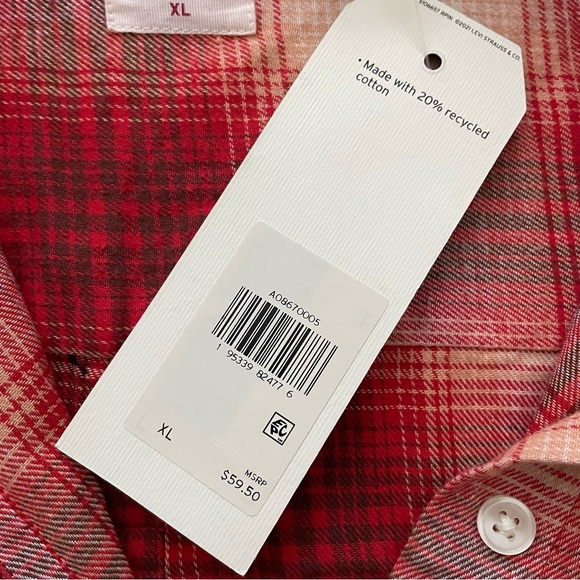 Levi’s Women’s HENRI FLANNEL SHIRT - Picture 14 of 16